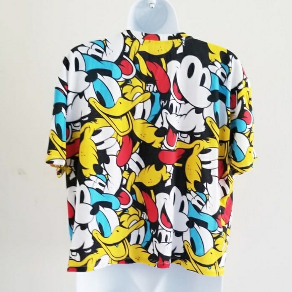 DISNEY - Mickey, Goofy & Donald Print T-Shirt - SZ XXL - Picture 3 of 4